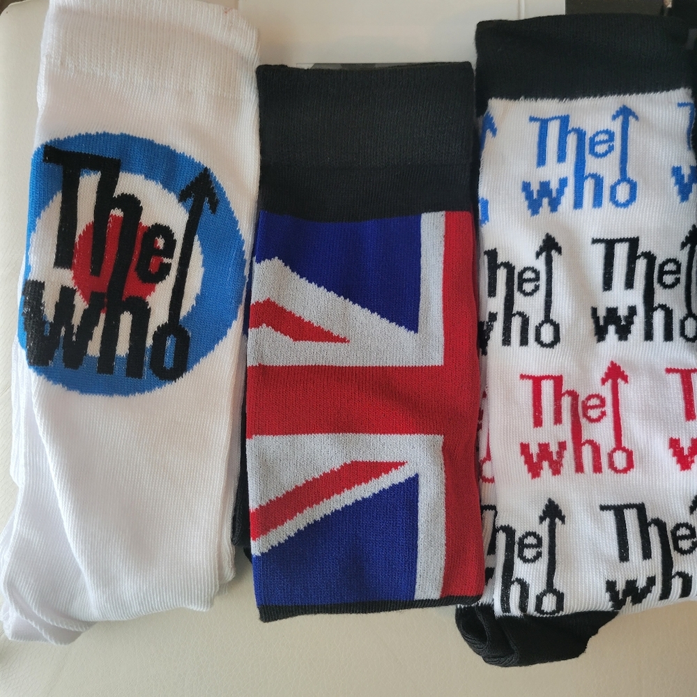 NWT ~ The Who Socks ~ 3 Pair ~ Fun Box of Socks! ~ 2 boxes left~ Unisex ~ FINAL!